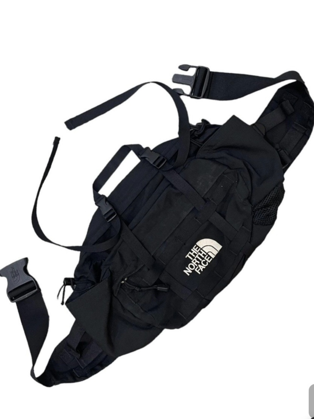 The North Face Black Tactical Waist Pack with Front Logo